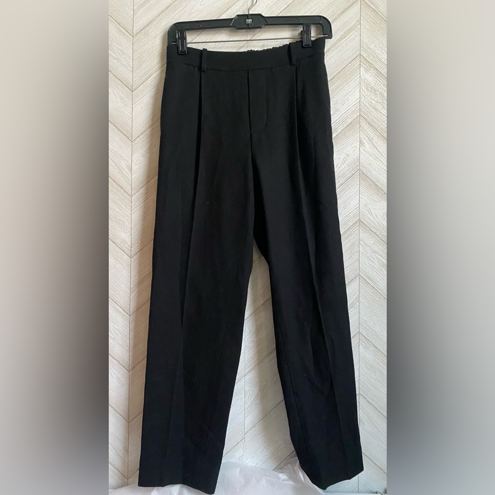 Vince cozy wool pull on pants trousers black xs